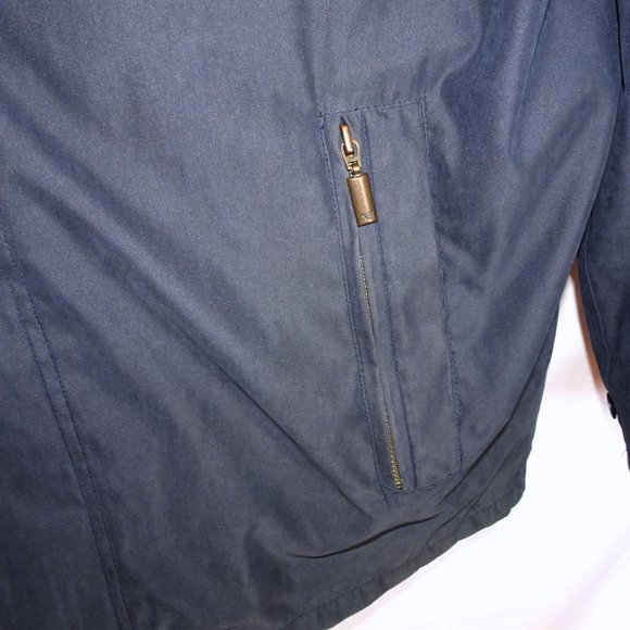 North End All Climate Navy Fleece Lined Jacket - Picture 6 of 7